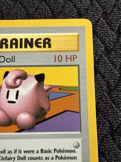 Pokemon TCG Clefairy Doll Trainer Base Set Shadowless 70/102 Rare Vintage WoTC - Image 3