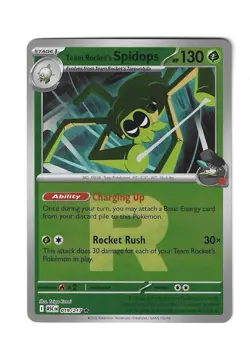Team Rocket's Spidops 019/217 Rocket Reverse Holo Rare Ascended Heroes NM - Image 1