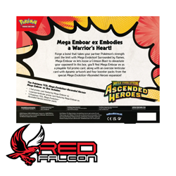 Pokemon TCG: Mega Evolution Ascended Heroes - Mega Emboar ex Box - Image 5