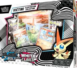 Pokemon TCG Black Bolt & White Flare Unova Victini Illustration Collection Box - Image 1