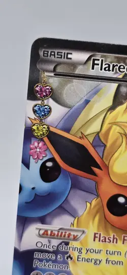 Pokemon Flareon EX Full Art Ultra Rare RC28/RC32 Generations Radiant Collection - Image 2