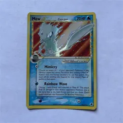 Pokemon Mew Gold Star 101/101 EX Dragon Frontiers Ultra Rare Holo 2006 - Image 1