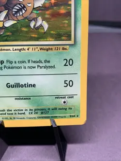 Pokemon TCG Pinsir 9/64 Jungle Set No Symbol Error Holo Rare WOTC VTG 1999 - Image 4