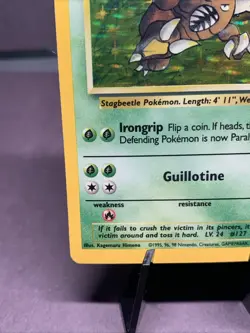 Pokemon TCG Pinsir 9/64 Jungle Set No Symbol Error Holo Rare WOTC VTG 1999 - Image 5