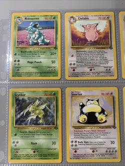 Pokemon TCG Jungle Set Non Holo Rare Binder Page Lot - WOTC VTG 1999 - Image 2