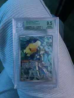 Pokemon TCG Misty's Psyduck Holo Card 193/182 - Image 1