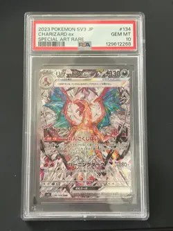 Pokemon Charizard ex #134/108 Ruler of the Black Flame JPN PSA 10 GEM MINT - Image 1