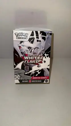 Pokemon Scarlet and Violet White Flare Booster Bundle Factory Sealed - Image 1