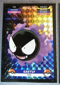 GASTLY X HAUNTER X GENGAR LOT MISPRINT - POKEMON KANTO CREALASER RARE TCG HOLO - Image 2