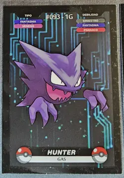 GASTLY X HAUNTER X GENGAR LOT MISPRINT - POKEMON KANTO CREALASER RARE TCG HOLO - Image 4