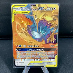 2019 Pokemon SM Hidden Fates Moltres & Zapdos Articuno Tag Team GX #44/68 - Image 1