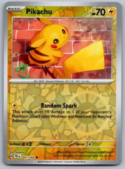 Pokemon Temporal Forces - Reverse Holo Pikachu 051 - Image 1