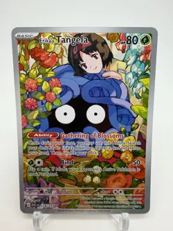 Erika's Tangela 218/217 Illustration Rare ME: Ascended Heroes Pokemon Near Mint - Image 3