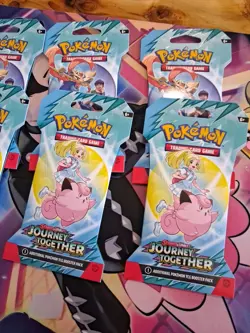 Pokemon TCG: Scarlet & Violet - Journey Together Sleeved Booster Pack (Lot of 6) - Image 1