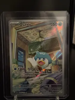 Quaxly 206/193 Holo Illustration Rare SV02: Paldea Evolved NM Pokemon TCG - Image 3
