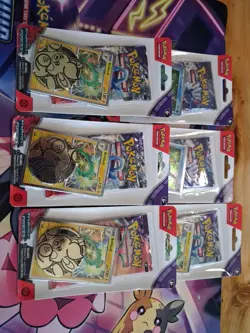 Lot of 6 Pokemon TCG Scarlet & Violet Temporal Forces Checklane Blister Pack New - Image 1