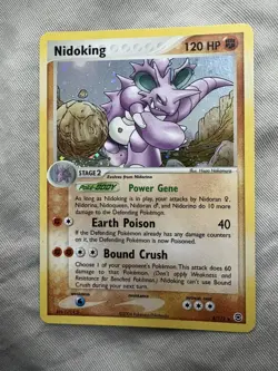 Nidoking Holo Rare Reverse Holo FireRed & LeafGreen 8/112 MP Pokemon TCG - Image 1