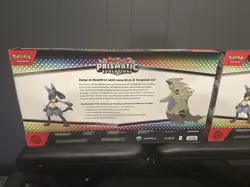 POKEMON PRISMATIC EVOLUTIONS LUCARIO & TYRANITAR EX PREMIUM COLLECTION LOT OF 2 - Image 2