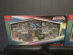 POKEMON PRISMATIC EVOLUTIONS LUCARIO & TYRANITAR EX PREMIUM COLLECTION LOT OF 2 - Image 3