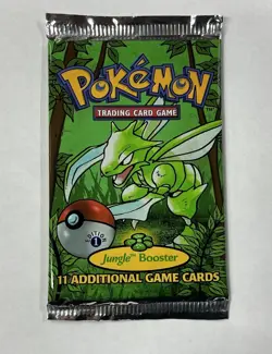 1999 Pokemon Jungle 1st Edition Booster Pack WOTC Sealed New SCYTHER - Image 1