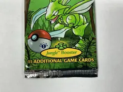 1999 Pokemon Jungle 1st Edition Booster Pack WOTC Sealed New SCYTHER - Image 2