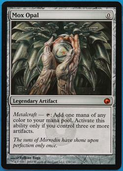 Mox Opal Scars of Mirrodin NM Mythic Rare MAGIC MTG CARD (ID# 501671) ABUGames - Image 1