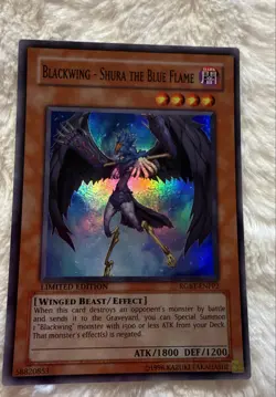 Yu-Gi-Oh! TCG Blackwing - Shura the Blue Flame Raging Battle RGBT-ENPP2 1st... - Image 1