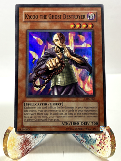 YuGiOh! Kycoo the Ghost Destroyer LON-062 Unlimited Super Rare LP - Image 1