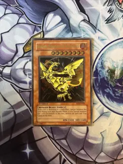 Sacred Phoenix of Nephthys FET-EN005 1st Edition Ultimate Rare Yugioh LP (WNU) - Image 1