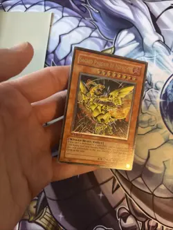 Sacred Phoenix of Nephthys FET-EN005 1st Edition Ultimate Rare Yugioh LP (WNU) - Image 2