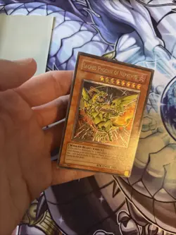 Sacred Phoenix of Nephthys FET-EN005 1st Edition Ultimate Rare Yugioh LP (WNU) - Image 3