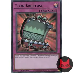 Yugioh Toon Briefcase DLCS-EN080 Blue Ultra Rare 1st Edition NM - Image 1