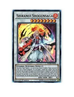 Shiranui Shogunsaga - BOSH-EN054 - Ultra Rare - 1st Edition Yugioh - Image 1
