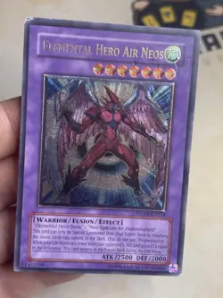 STON-EN034 Elemental Hero Air Neos Ultimate Rare Unlimited YuGiOh! MP EURO - Image 2