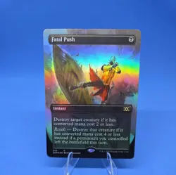 MTG Fatal Push (Borderless) Double Masters #343 - Image 1