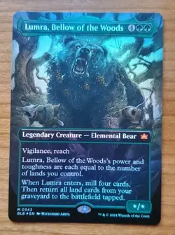 MTG Lumra Bellow Of The Woods - Foil Borderless 0342 (NM) - Image 1