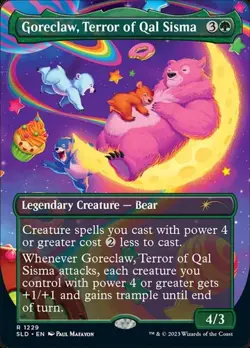Goreclaw, Terror of Qal Sisma - Foil Extended Art SLD LP MTG - Image 1