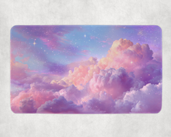 MTG Playmat | Kawaii Pink Sky Themed Playmat | Unofficial MTG Playmat - Image 2