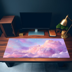 MTG Playmat | Kawaii Pink Sky Themed Playmat | Unofficial MTG Playmat - Image 3