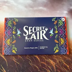 MTG Secret Lair ~ Nuestra Magia ~ EN Rainbow Foil ~ Sealed in Hand! - Image 1