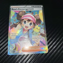 Pokemon Rosa's Encouragement 123/088 Full Art Perfect Order - Image 1