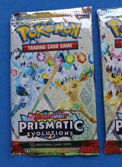 POKEMON SCARLET & VIOLET PRISMATIC EVOLUTIONS BOOSTER 2 PACKS SEALED - Image 2