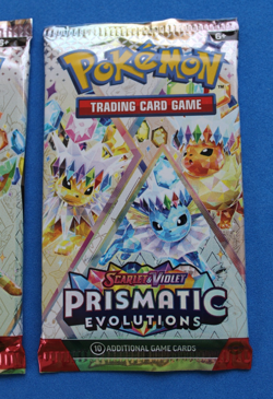 POKEMON SCARLET & VIOLET PRISMATIC EVOLUTIONS BOOSTER 2 PACKS SEALED - Image 3