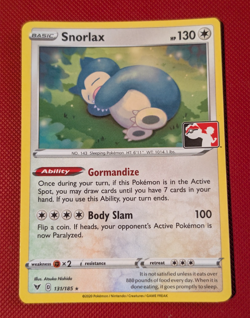 Pokemon - Snorlax - 131/185 Prize Pack Stamped - Prize Pack Series - Image 1