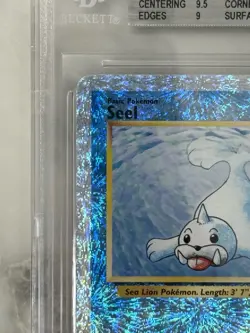 2002 Pokemon Legendary Collection Seel Reverse Holo #92 BGS 8 NM-MT - Image 3