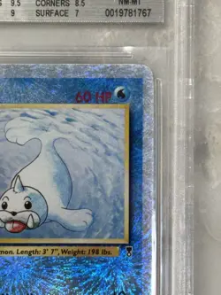 2002 Pokemon Legendary Collection Seel Reverse Holo #92 BGS 8 NM-MT - Image 4