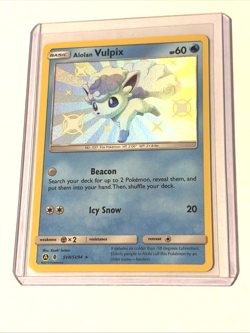 Pokemon 2019 Alolan Vulpix #SV8/SV94 Hidden Fates Shiny Vault Holo Shiny - Image 1
