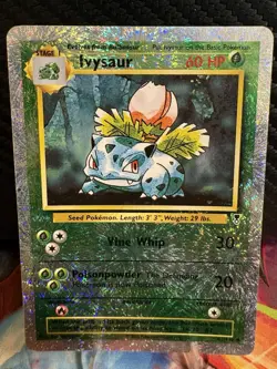 Ivysaur 47/110 Legendary Collection Reverse Holo Pokemon Card WOTC LP - Image 1