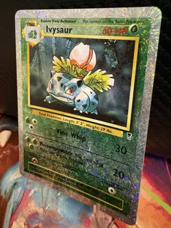 Ivysaur 47/110 Legendary Collection Reverse Holo Pokemon Card WOTC LP - Image 2