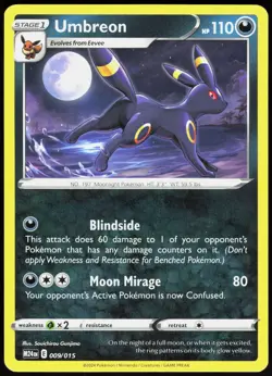 McDonald's Promos 2024 Umbreon 009/015 Promo Pokemon NM/M - Image 1